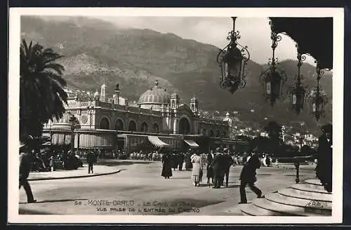 AK Monte-Carlo, Le Café de Paris, Vue prise de l`Entrée du Casino