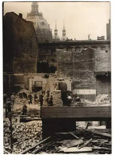 Fotografie Schostal, Ansicht Berlin, Spandauer Strasse Ecke Heilig-Geist-Strasse Neubau Handelskammer Verwaltungsgebäude