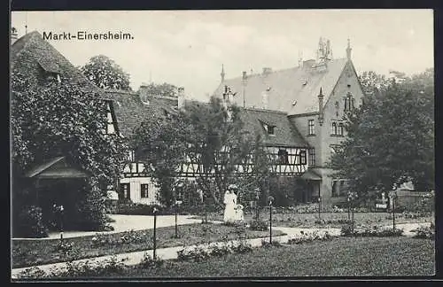 AK Markt-Einersheim, Partie im Park