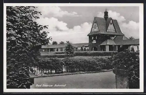 AK Bad Saarow, der Bahnhof