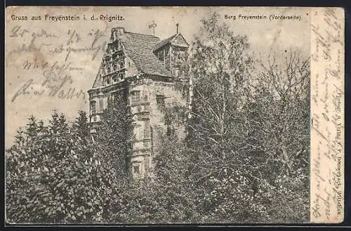 AK Freyenstein i. d. Prignitz, Die Burg von vorne