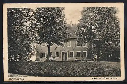 AK Abtswind, Steigerwald, Gasthaus Forsthaus Friedrichsberg