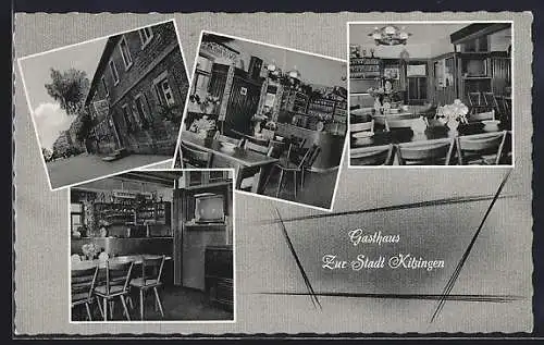 AK Albertshofen, Gasthaus zur Stadt Kitzingen, Bes. H. Geretschläger