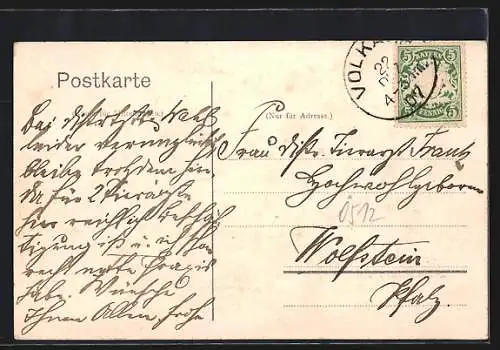 AK Volkach a. M., Blick in die Spitalstrasse