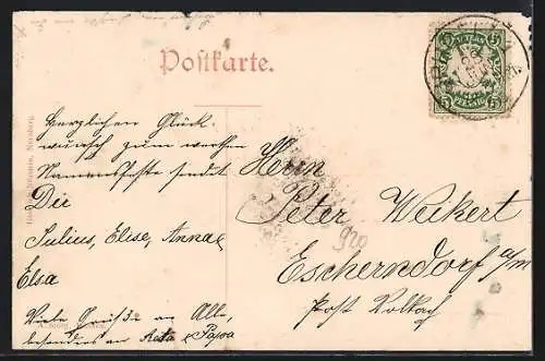 AK Iphofen, Innenansicht der Kirche, Marktplatz, Strassenpartie