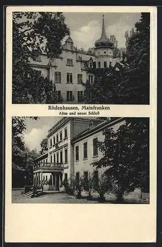 AK Rüdenhausen /Mainfranken, Altes und neues Schloss