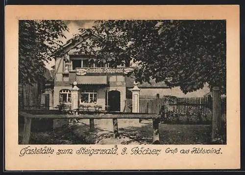 AK Abtswind, Gasthof zum Steigerwald von E. Böcker