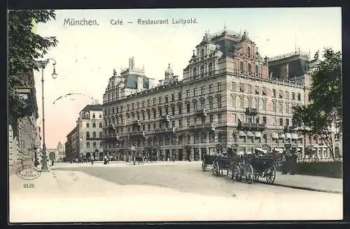 AK München, Café-Restaurant Luitpold, Briennerstrasse 8