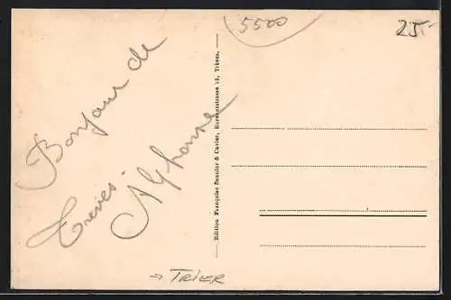 AK Trier, L`occupation Francaise en Allemagne, Quartier Bouchavesnes