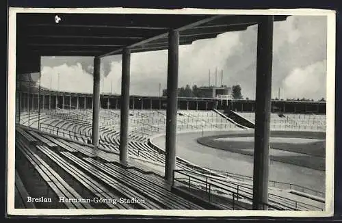 AK Breslau, Hermann Göring Stadion, Teilansicht