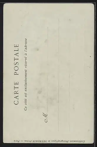 AK Type de Moulière, Muschelfischerin