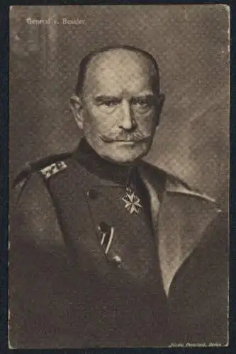 AK Heerführer General v. Beseler in Uniform