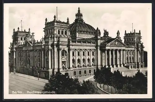 AK Berlin-Tiergarten, Reichstagsgebäude