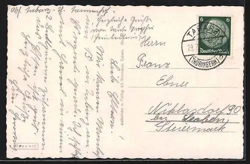 AK Tabarz /Thür. Wald, Schwimmbad, Laucha, Felsental