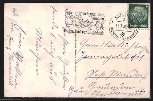 AK München, Ludwigsbrücke