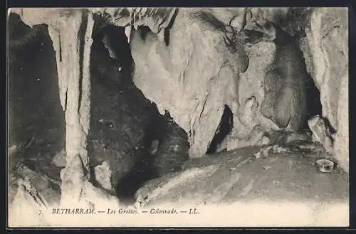 AK Betharram, les Grottes, Colonade, Höhlenpartie