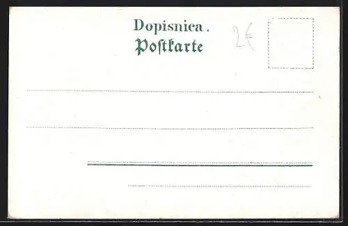 AK Adelsberger Grotte, Partie am Kalvarienberg