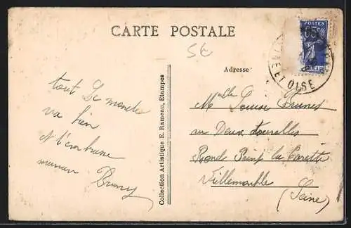 AK Boissy-la-Rivière, Les Grottes de Saiut-Francois-d`Assise