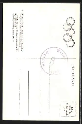 AK Berlin, Olympia 1936, Reichssportfeld mit Schwimmstadion