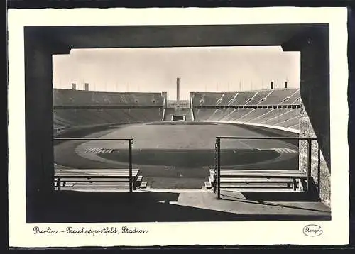 AK Berlin, Reichssportfeld, Blick in`s Stadion