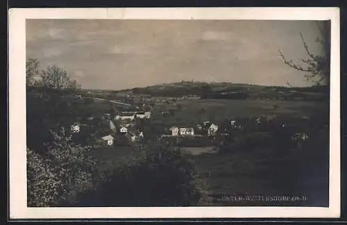 AK Unter-Weitersdorf /Ob.-D., Panorama mit Bäumen