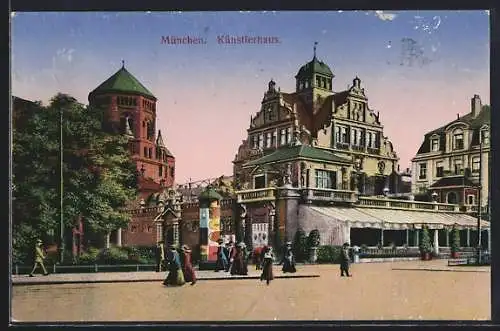 AK München, Synagoge am Lenbachplatz