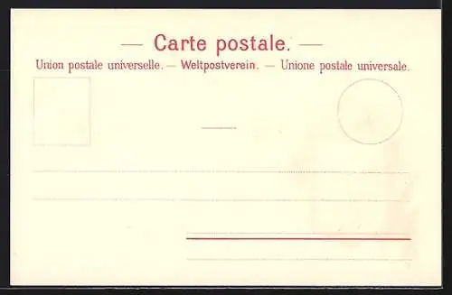 AK Die ersten Briefmarken der Schweiz, Wappen des Cantons Zürich, Edelweiss