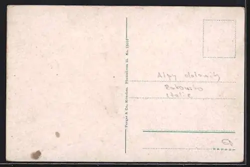 AK Tarvis /Kärnten, Bahnhof mit Königsberg und Wischberg