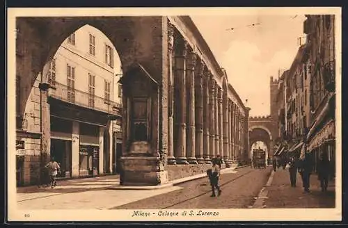 AK Milano, Colonne di S. Lorenzo