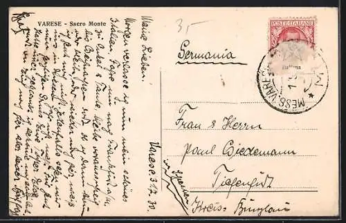 AK Varese, Sacro Monte