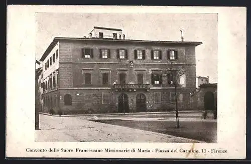 AK Firenze, Convento delle Suore Francescane Missionarie di Maria, Piazza del Carmine