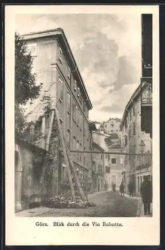 AK Görz, Blick durch die Via Rabatta