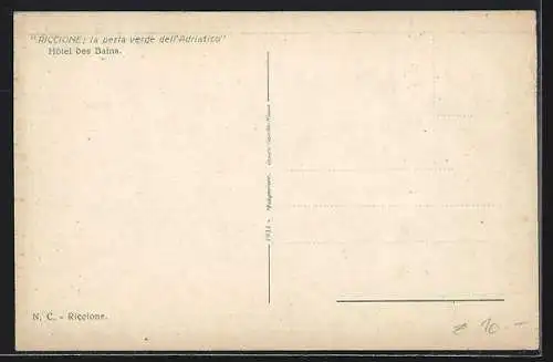 AK Riccione, Hotel des Bains