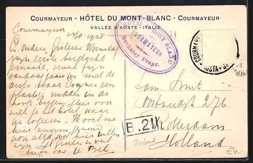 AK Courmayeur, Hotel du Mont Blanc