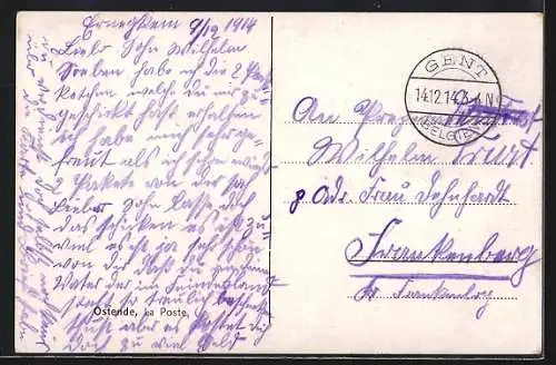 AK Ostende, La Poste