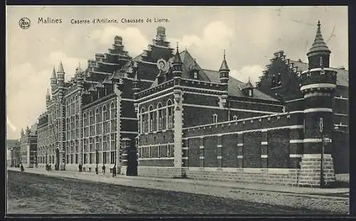 AK Malines, Caserne d`Artillerie, Chaussée de Lierre