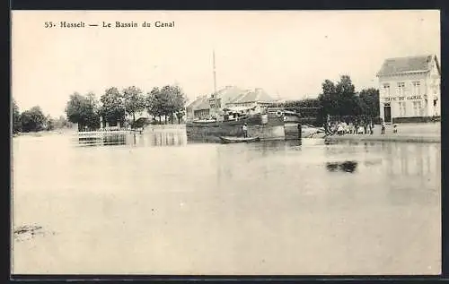 AK Hasselt, Le Bassin du Canal, Café du Canal