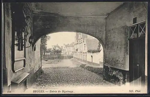 AK Bruges, Entrée du Béguinage