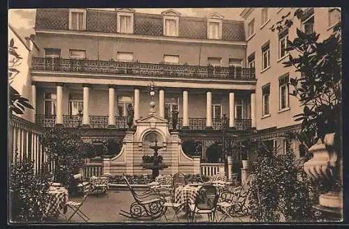 AK Ostende, Gd. Hôtel Fontaine, Cour d`honneur