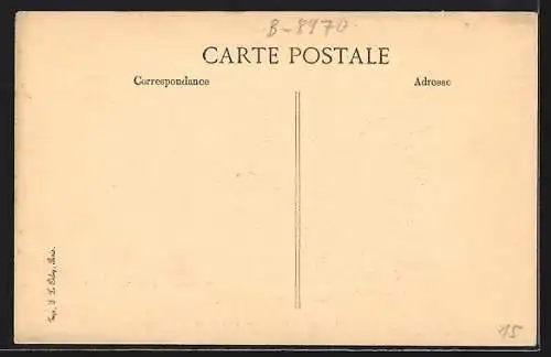AK Poperinghe, Rue de Furnes, Ruines