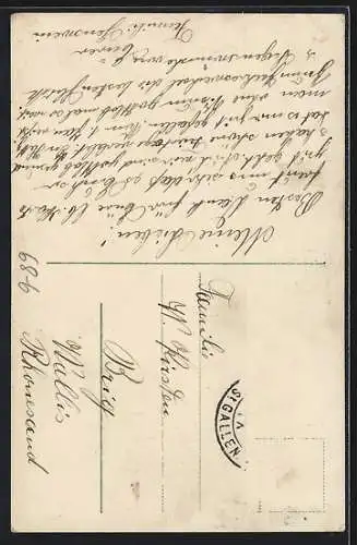 AK Mutter mit ihrer Tochter, Mutterglück