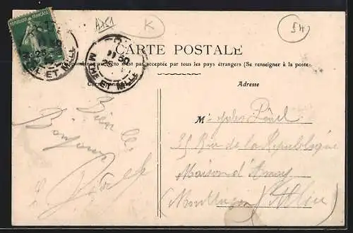 AK Sainte-Catherine par Écrouves, Maison et corvée de lavage