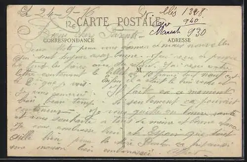 AK Tonnoy, Rue de l`Église et Rue de l`Atre avec scènes de rue animées
