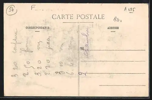 AK Tantonville, Rue Tourel frères avec habitants devant les maisons