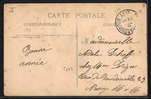 AK Arraye, Faubourg de Lunéville, Scène de rue animée avec des enfants et adultes