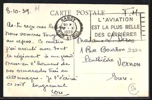 AK Custines, Rue de l`Église avec la Nouvelle École et épicerie