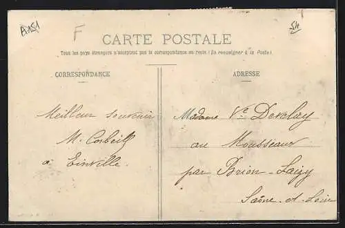 AK Einville, La Grande-Rue animée avec chariots et piétons au début du XXe siècle
