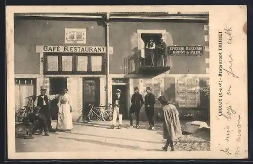 AK Choloy, Café Restaurant et Épicerie devant le Thiriet