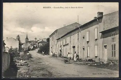 AK Messein, Grande-Rue, côté du Bois-de-Grève