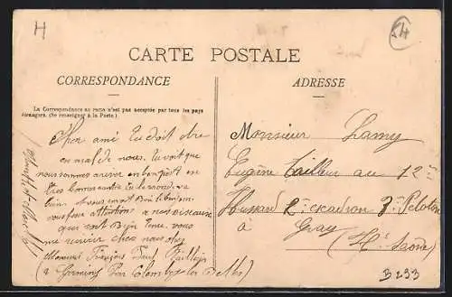 AK Germiny, Grande-Rue animée avec habitants et maisons historiques